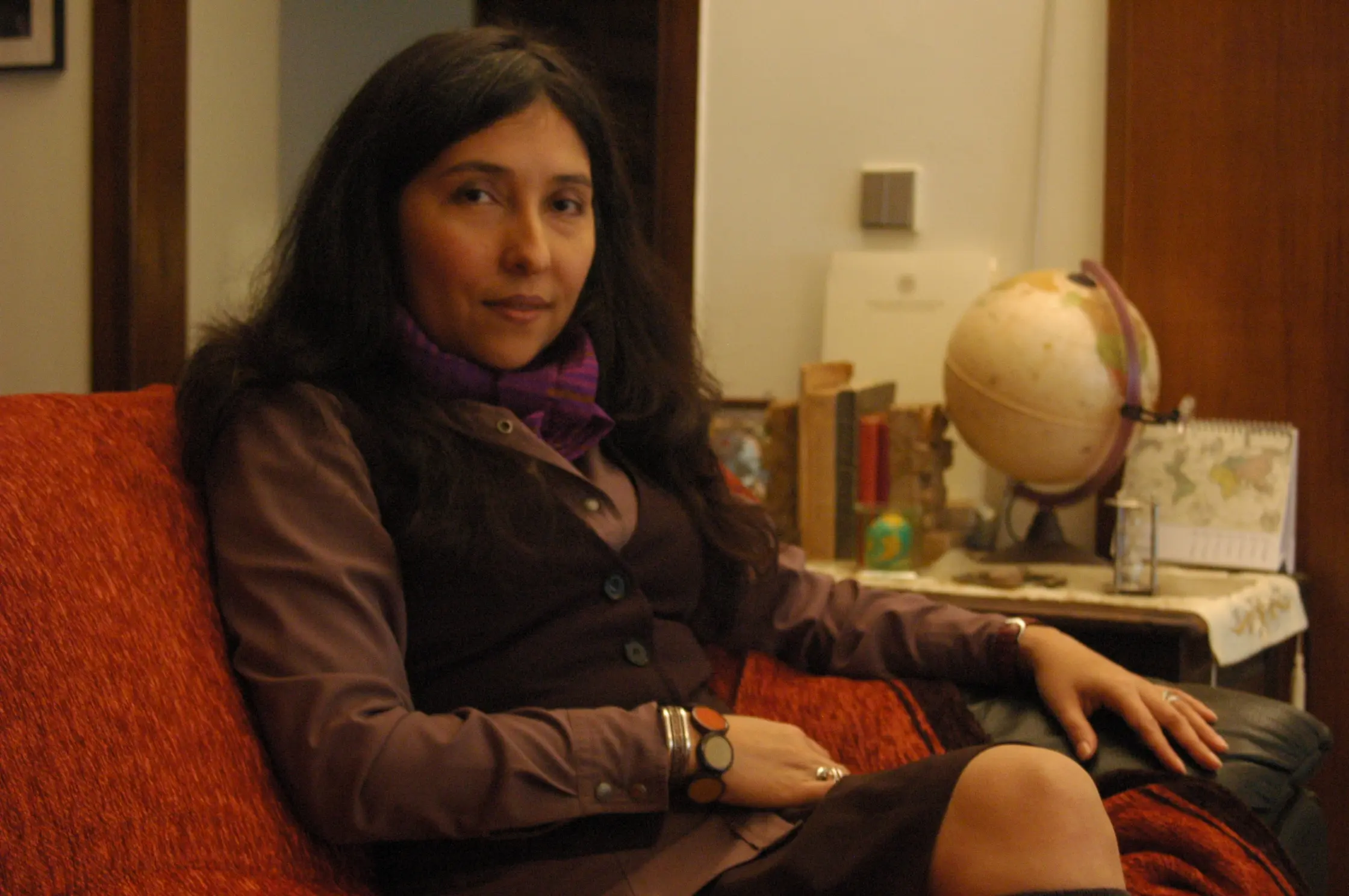 Ariadna García Rodríguez en su estudio
